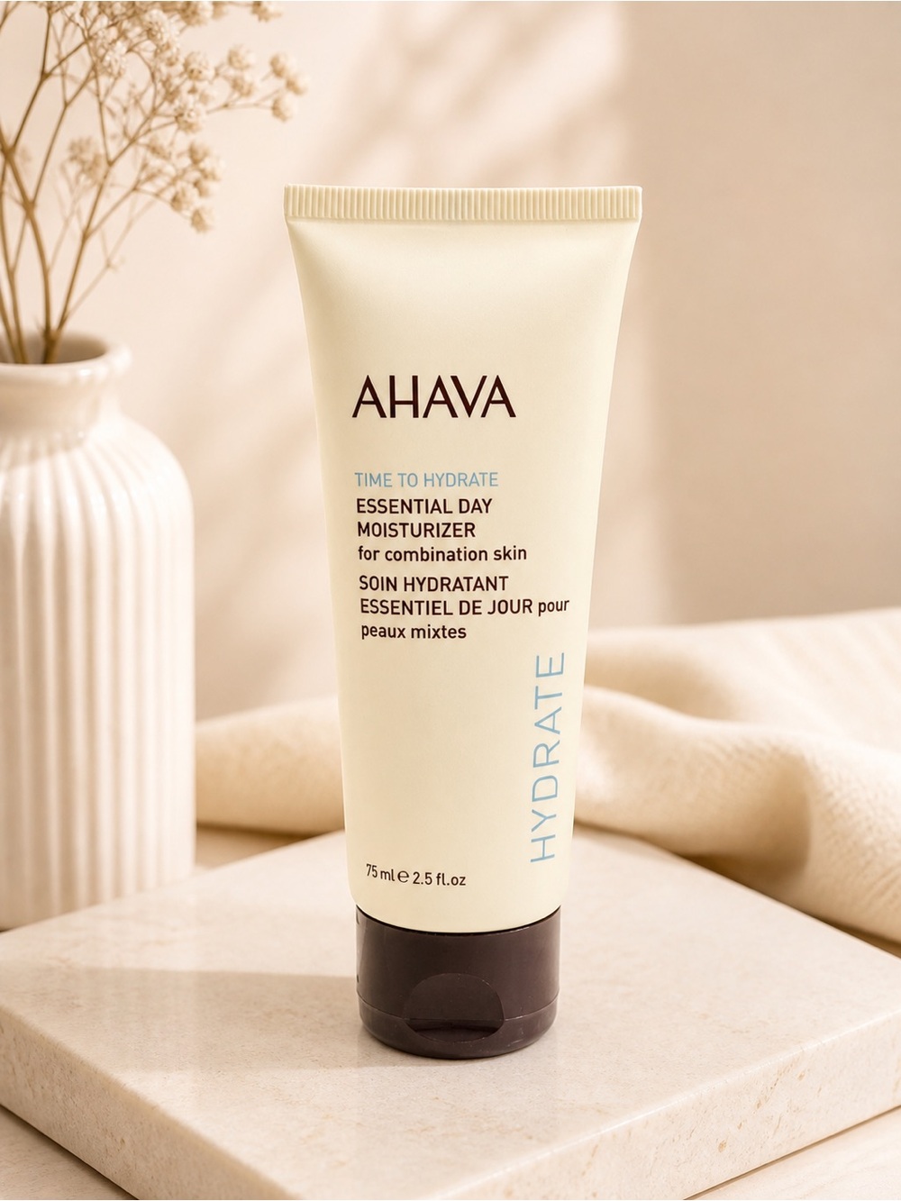 AHAVA Time To Hydrate Essential Day Moisturizer 2.5 oz Combination Skin